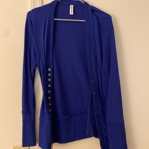 Size medium dark blue cardigan